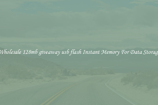 Wholesale 128mb giveaway usb flash Instant Memory For Data Storage