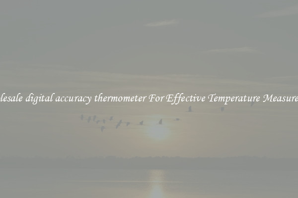Wholesale digital accuracy thermometer For Effective Temperature Measurement