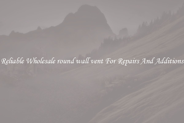 Reliable Wholesale round wall vent For Repairs And Additions