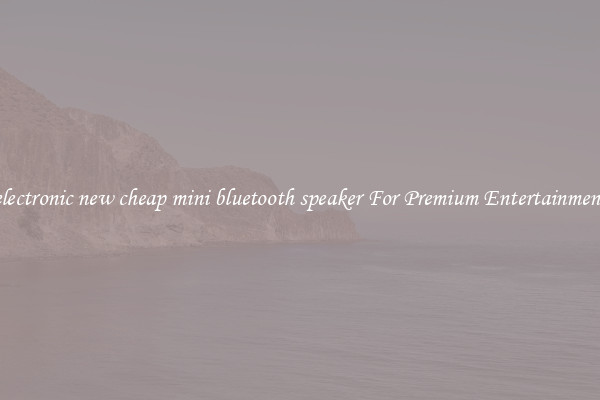 electronic new cheap mini bluetooth speaker For Premium Entertainment