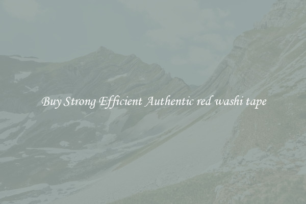 Buy Strong Efficient Authentic red washi tape