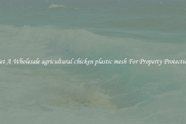 Get A Wholesale agricultural chicken plastic mesh For Property Protection